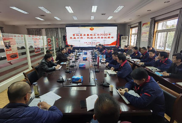 公司召開會議傳達集團公司黨建工作、紀(jì)檢工作會議精神