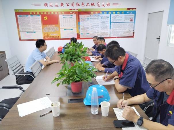 公司開(kāi)展第三季度安全、環(huán)保、消防綜合檢查 