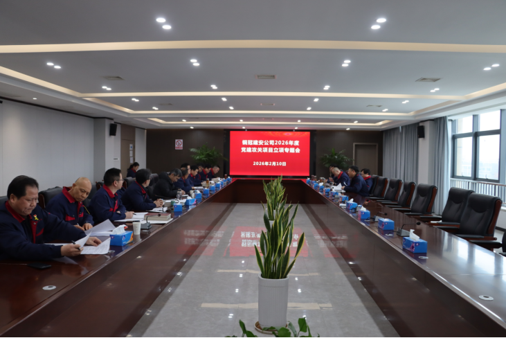公司召開2026年度黨建攻關(guān)項目立項專題會